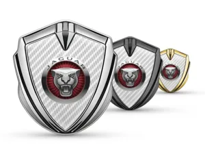 Jaguar Metallico Cupolato Emblema Durevole Elegante Forma